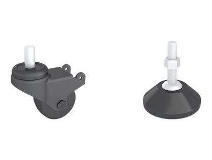 Neomounts NMPRO-M32 cart - for 3x2 video wall - black