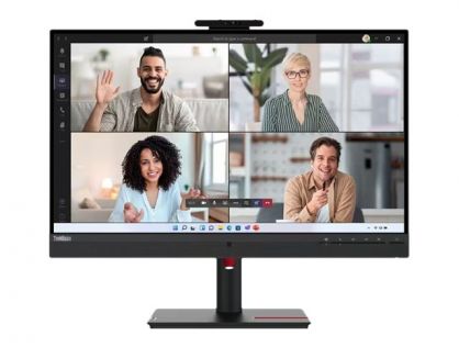 Lenovo ThinkVision T27hv-30 - LED monitor - 27" - 2560 x 1440 QHD - IPS - 300 cd/m² - 1000:1 - 4 ms - HDMI, DisplayPort, USB-C - speakers - raven black