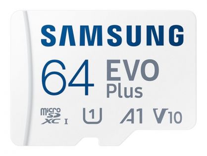 Samsung EVO Plus MB-MC64S - flash memory card - 64 GB - microSDXC UHS-I