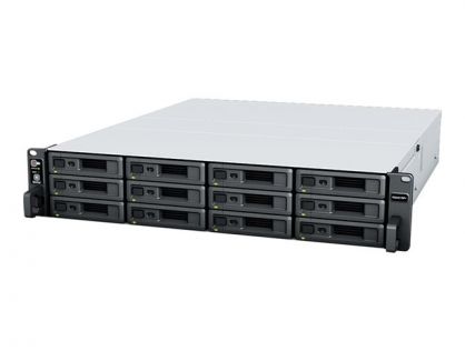 Synology RackStation RS2421+ - NAS server - 12 bays - rack-mountable - SATA 6Gb/s - RAID RAID 0, 1, 5, 6, 10, JBOD - RAM 4 GB - Gigabit Ethernet - iSCSI support - 2U
