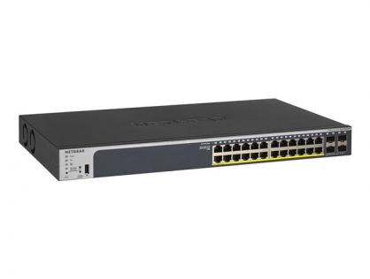 NETGEAR Pro GS728TPPv2 - v2 - switch - 24 ports - smart - rack-mountable