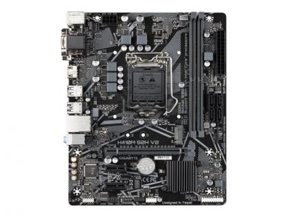 Gigabyte H410M S2H V2 - 1.0 - motherboard - micro ATX - LGA1200 Socket - H410
