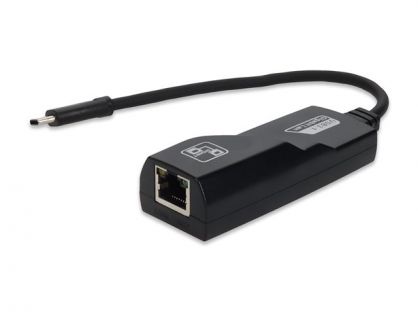 AddOn 7in USB 3.1 (C) to RJ-45 Adapter Cable - Network adapter - USB-C - Gigabit Ethernet x 1 - black