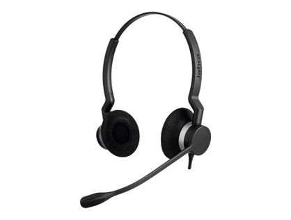 Jabra BIZ 2300 USB UC Duo - Headset - on-ear - wired - USB