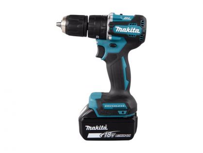 Makita DHP487 - hammer drill/driver - cordless - 2-speed - 2 batteries, included charger