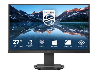 Philips B Line 276B9 - LED monitor - 27" (27" viewable) - 2560 x 1440 QHD @ 75 Hz - IPS - 350 cd/m² - 1000:1 - 4 ms - HDMI, DisplayPort, USB-C - speakers - black texture