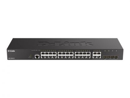 D-Link DGS 2000-28 - Switch - L3 - Managed - 24 x 10/100/1000 + 4 x combo Fast Ethernet/Gigabit SFP - rack-mountable