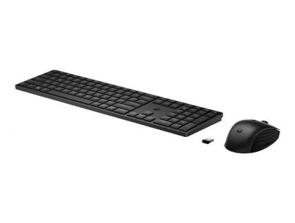HP 655 - keyboard and mouse set - Pan Nordic - black