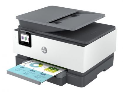 HP Officejet Pro 9014e All-in-One - Multifunction printer - colour - ink-jet - Legal (216 x 356 mm) (original) - A4/Legal (media) - up to 21 ppm (copying) - up to 22 ppm (printing) - 250 sheets - USB 2.0, LAN, Wi-Fi(n), USB host - HP Instant Ink eligible