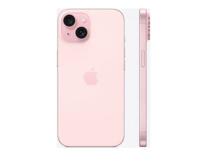 Apple iPhone 15 - 5G smartphone - dual-SIM / Internal Memory 512 GB - OLED display - 6.1" - 2556 x 1179 pixels - 2x rear cameras 48 MP, 12 MP - front camera 12 MP - pink