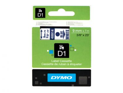 DYMO D1 - label tape - 1 cassette(s) - Roll (0.9 cm x 7 m)