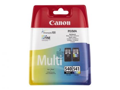 Canon PG-540 / CL-541 Multipack - 2-pack - black, colour (cyan, magenta, yellow) - original - ink cartridge