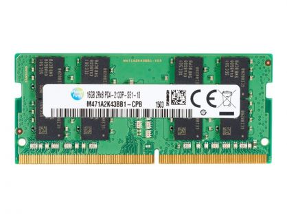 HP - DDR4 - module - 16 GB - SO-DIMM 260-pin - 2400 MHz / PC4-19200 - unbuffered