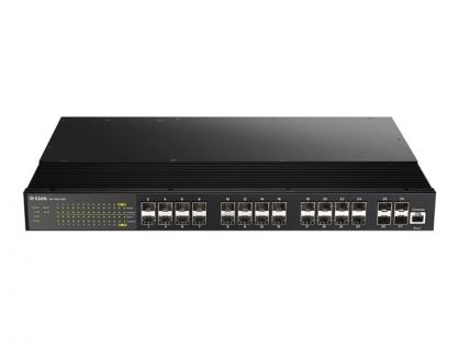 D-Link DIS 700G-28XS - Switch - L2+ - Managed - 24 x Gigabit SFP + 4 x 10 Gigabit SFP+ - rack-mountable