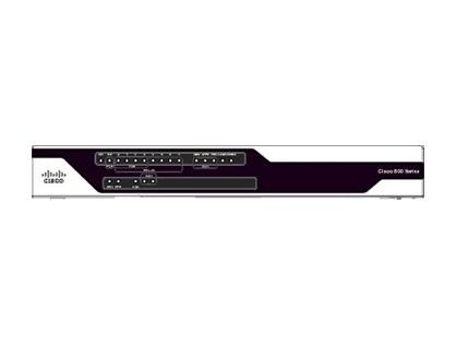 Cisco 891FW - Wireless router - ISDN/Mdm 8-port switch - 1GbE - WAN ports: 3 Dual Band - refurbished