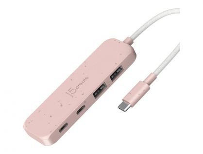 j5create JCH342ER - hub - eco-friendly, USB-C - 4 ports