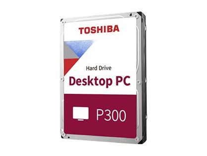 Toshiba P300 Desktop PC - Hard drive - 2 TB - internal - 3.5" - SATA 6Gb/s - 5400 rpm - buffer: 128 MB