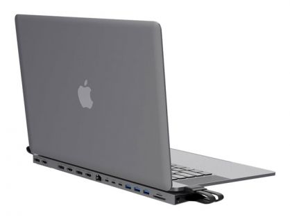 HyperDrive - docking station - USB-C x 2 - 3 x HDMI, 3 x DP - 1GbE