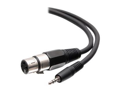 C2G 3ft 3.5mm TRS 3 Position Balanced to XLR Cable - M/F - headset cable - 0.9 m