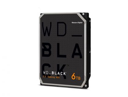 WD Black WD6004FZBX - Hard drive - 6 TB - gaming - internal - 3.5" - SATA 6Gb/s - 7200 rpm - buffer: 256 MB