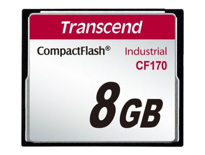 Transcend Industrial - flash memory card - 8 GB - CompactFlash