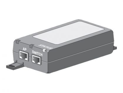 Cisco Aironet - PoE injector - AC 100-240 V - 15.4 Watt - refurbished - for Aironet 1602e Controller-based, 1602e Standalone, 1602i Controller-based, 1602i Standalone