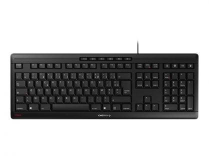 CHERRY STREAM KEYBOARD - keyboard - French - black Input Device