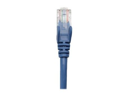 Intellinet Network Patch Cable, Cat5e, 10m, Blue, CCA, U/UTP, PVC, RJ45, Gold Plated Contacts, Snagless, Booted, Lifetime Warranty, Polybag - patch cable - 10 m - blue