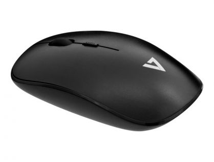 V7 MW200-1E - mouse - 2.4 GHz - black