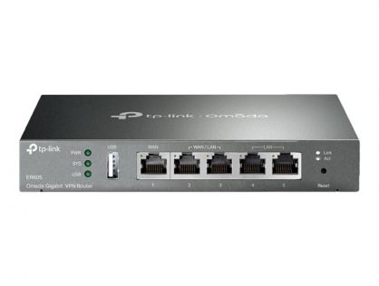 TP-Link Omada ER605 V2.8 - Router 4-port switch - 1GbE - WAN ports: 3 - wall-mountable
