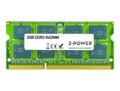 2-Power - DDR3L - module - 2 GB - SO-DIMM 204-pin - 1600 MHz / PC3L-12800 - unbuffered