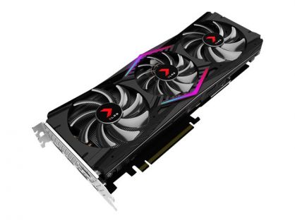 PNY XLR8 GeForce RTX 2080 Gaming Triple Fan - Overclocked Edition - graphics card - GF RTX 2080 - 8 GB - black / red