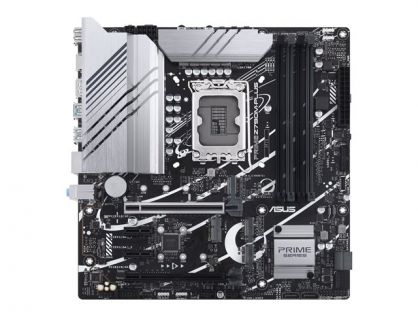 ASUS PRIME Z790M-PLUS - Motherboard - micro ATX - LGA1700 Socket - Z790 Chipset - USB 3.2 Gen 1, USB 3.2 Gen 2, USB-C 3.2 Gen 2x2, USB-C 3.2 Gen 1 - Gigabit LAN - onboard graphics (CPU required) - HD Audio (8-channel)