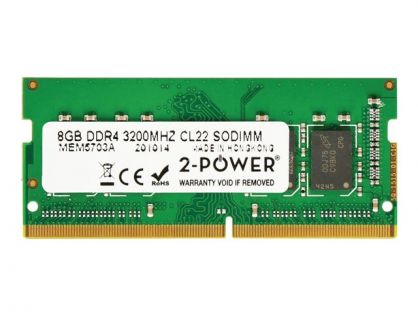 2-Power - DDR4 - module - 8 GB - SO-DIMM 260-pin - 3200 MHz