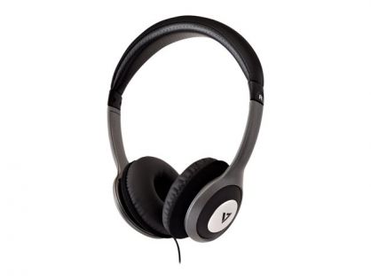 DELUXE 3.5MM STEREO HEADPHONES W/VOL CONTROL 1.8M CABLE IN