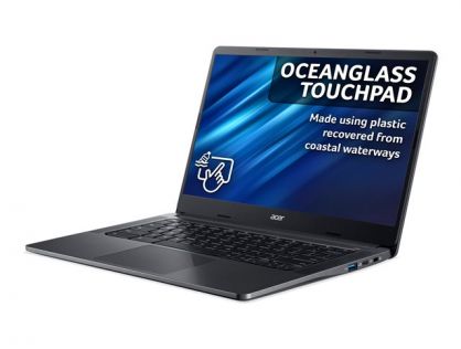 Acer Chromebook 314 C934 - Intel Celeron - N5100 / up to 2.8 GHz - Chrome OS - UHD Graphics - 8 GB RAM - 64 GB eMMC - 14" TN 1920 x 1080 (Full HD) - Wi-Fi 6 - titanium grey - kbd: UK