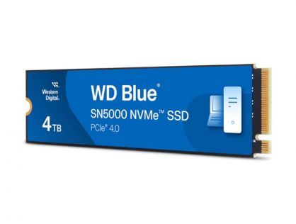 WD Blue SN5000 WDS400T4B0E - SSD - 4 TB - PCIe 4.0 x4 (NVMe)