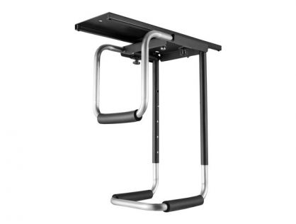 Tripp Lite Under-Desk CPU Mount for Computer Towers - Width and Height Adjustable, 180-Degree Swivel, Black - mount system unit holder