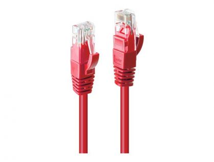 Lindy patch cable - 5 m - red
