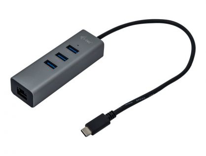 i-Tec USB-C Metal 3-Port - hub - 3 ports