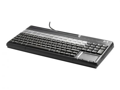 HP POS Keyboard with Magnetic Stripe Reader - keyboard - Netherlands - carbonite
