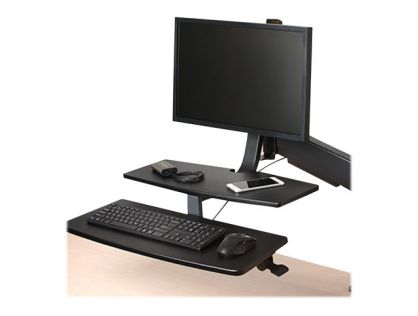 Kensington SmartFit Sit/Stand Workstation mounting kit - for LCD display / keyboard / mouse - black