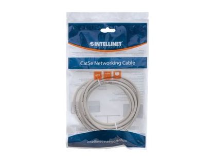 NETWORK CABLE CAT5E CCA 3M- GREY U/UTP SNAGLESS/BOOTED