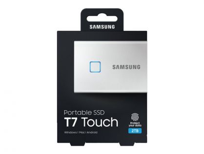 Samsung T7 Touch MU-PC2T0S - SSD - 2 TB - USB 3.2 Gen 2