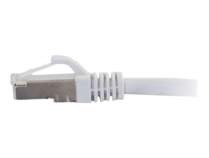 C2G Cat6a Booted Shielded (STP) Network Patch Cable - patch cable - 5 m - white