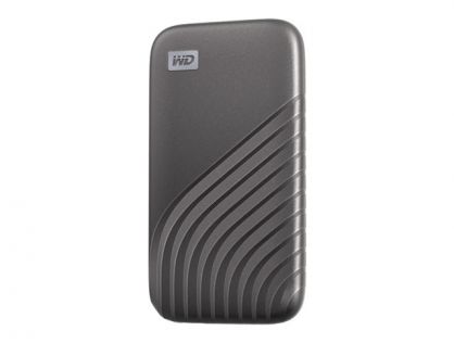 WD My Passport SSD WDBAGF0040BGY - SSD - encrypted - 4 TB - external (portable) - USB 3.2 Gen 2 (USB-C connector) - 256-bit AES - grey