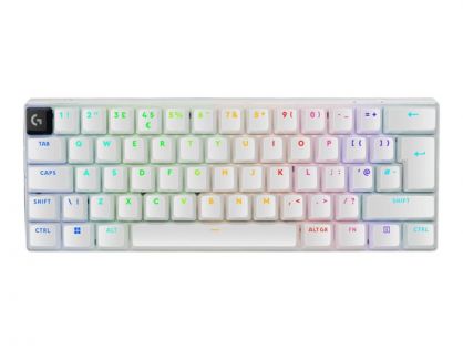 Logitech G PRO X 60 - keyboard - gaming - 60% TKL - QWERTY - UK - white Input Device