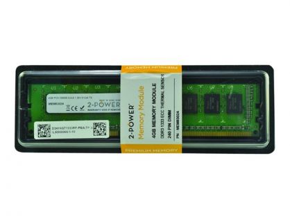 2-Power - DDR3L - module - 4 GB - DIMM 240-pin - 1333 MHz / PC3L-10600 - unbuffered