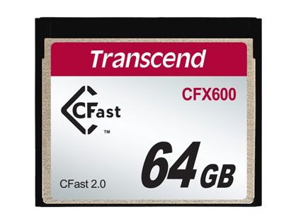 Transcend CFast 2.0 CFX600 - flash memory card - 64 GB - CFast 2.0
