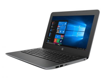 HP Stream Pro 11 G5 - Celeron N4100 / 1.1 GHz - Win 10 Pro 64-bit National Academic - 4 GB RAM - 64 GB eMMC - 11.6" SVA 1366 x 768 (HD) @ 60 Hz - UHD Graphics 600 - Wi-Fi 5, Bluetooth - chalkboard grey - kbd: UK - K-12 education